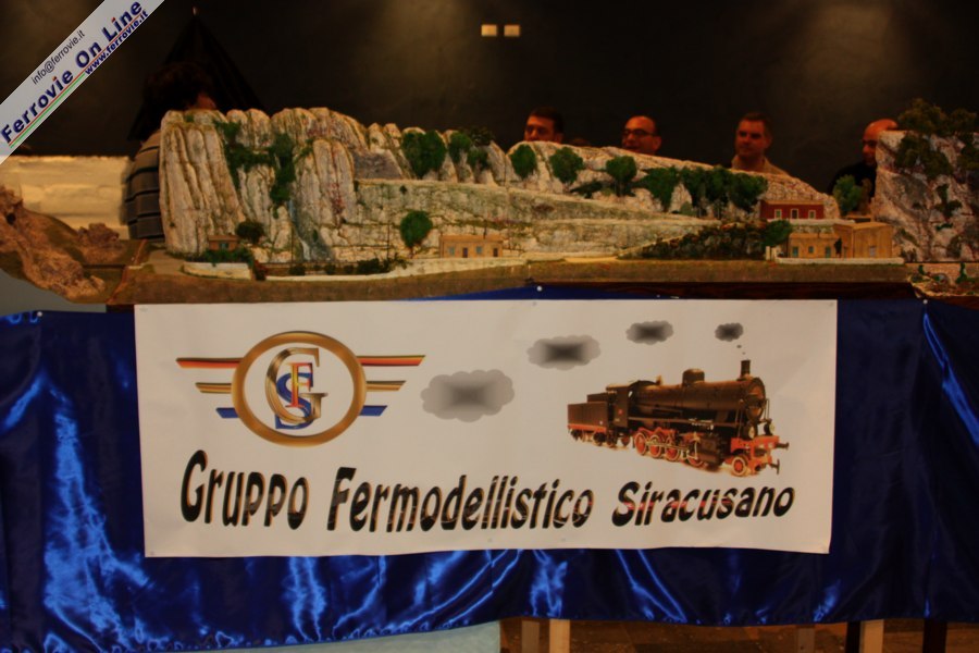 Modulo FREMO dedicato ad un paesaggio tipicamente siciliano.