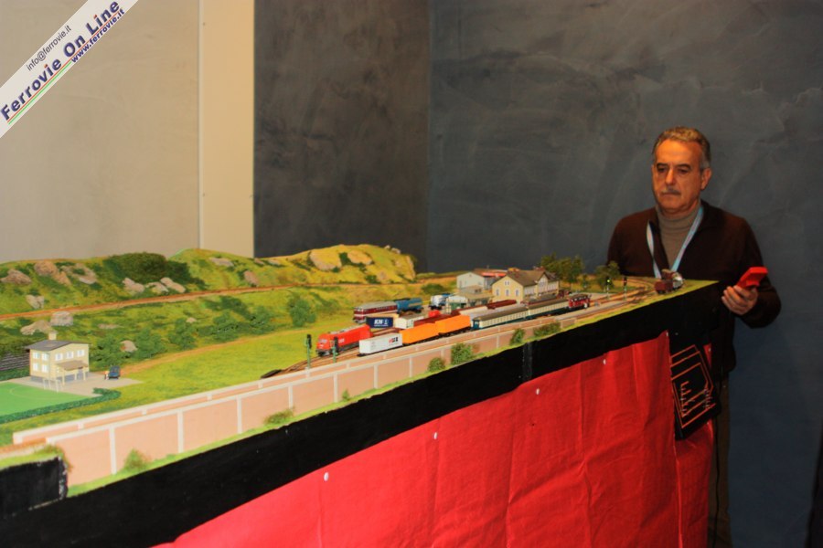 Il Plastico in scala TT dedicato alla stazione di Kligenberg Colmnitz presentato da Giuseppe Giacobbe.