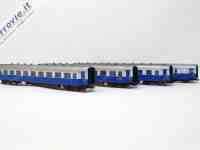 Rivarossi - HR4275 - Set carrozze Tipo '59 per Rapido Treno Azzurro