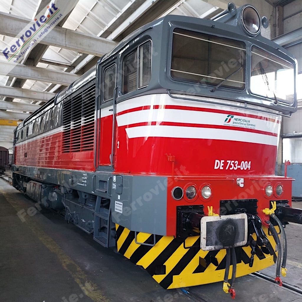Ferrovie.it - Nuova livrea Mercitalia Shunting & Terminal per due D 753