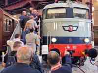 Grande successo per le visite alla cabina della E.444.001 a Pietrarsa