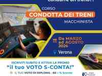 In promozione il corso TRAINing per Macchinista a Verona nel 2026
