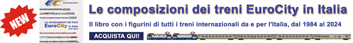 Le composizioni dei treni EuroCity in Italia (1984-2024)